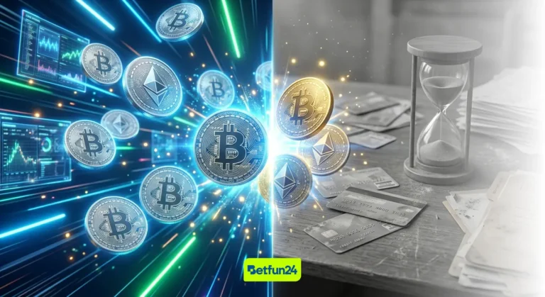 Crypto casino vs traditional casino comparison — BetFun24