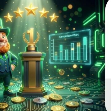 Stake Alternative 2026 - BetFun24 BetFun24 mascot on winner podium with trophy and five stars representing best Stake alternative